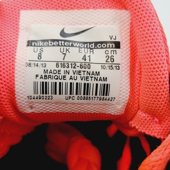 Nike Zoom Rival MD 7 Spike Woman's Sprint Running Shoes 616312-600 Size 8 Pink - Picture 9 of 10